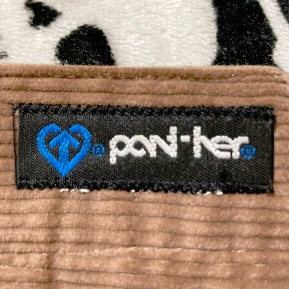 PANT-HER Vintage brown corduroy a-line skirt with pockets ~ XS SMALL midi skirt - Picture 2 of 9